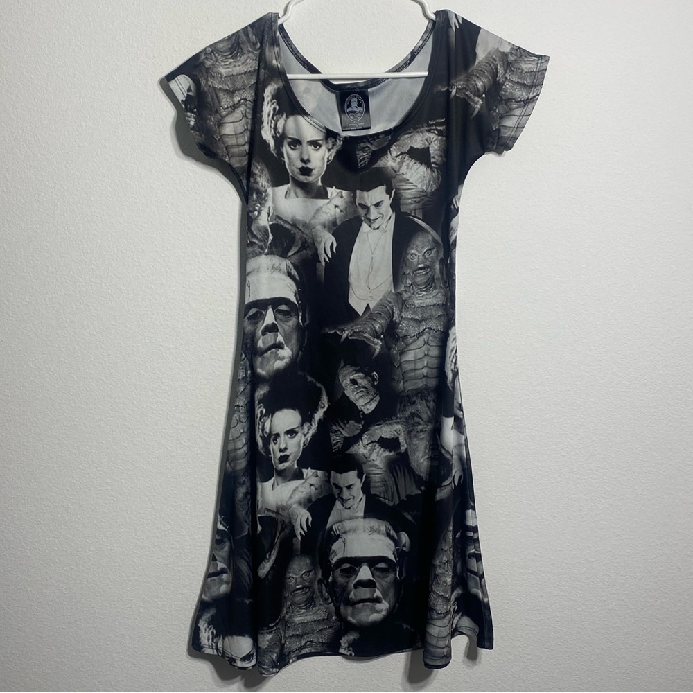 Universal Monsters horror skater dress Halloween - Picture 4 of 8